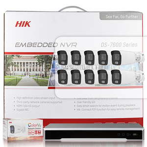Système de surveillance par caméra réseau Bullet 4K DS-<span class=keywords><strong>7616NI</strong></span>-<span class=keywords><strong>K2</strong></span>/<span class=keywords><strong>16P</strong></span> 16 canaux 1U 16 PoE NVR ColorVu avec microphone intégré - Product Image 2
