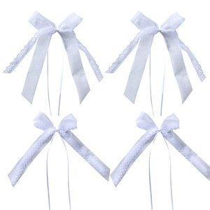 <span class=keywords><strong>Nastri</strong></span> in Chiffon all'Ingrosso, Fiocchi a Farfalla Trasparenti Fatti a Mano, Accessori per Capelli in <span class=keywords><strong>Tulle</strong></span> a Forma di Cuore, Confezioni Regalo - Product Image 5