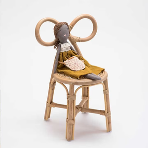Silla Infantil de Bambú y Ratán de Estilo Rústico, Moderna, Duradera, Bonita, Cómoda, con Diseño de Lazo Natural, Venta al Por Mayor - Product Image 6