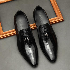 Zapatos Formales de Trabajo para Hombre, de Piel Genuina, Estilo Europeo, Clásicos, Ajustados, para Boda, Otoño - Product Image 3