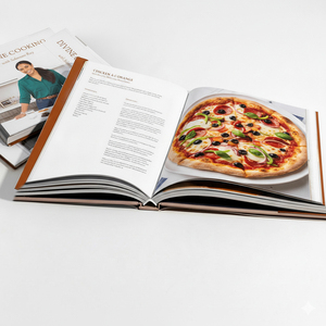 Restauration et livre de recettes à couverture rigide avec impression offset polychrome sur mesure livre de recettes cuisson des aliments Service d'impression de menus à couverture rigide - Product Image 2
