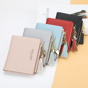 New Style Hot-selling Short Section Heart-shaped <strong>Metal</strong> Chain Zipper <strong>Wallet</strong> for Women Fashional Lady Coin Purse Card Case - Product Image 3