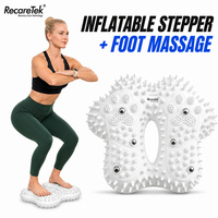 Banda Elástica de Fitness, Stepper Inflable, Equipo de Ejercicio, Tapete de Acupresión, Ejercicio de Equilibrio para Personas Mayores, Base Antideslizante