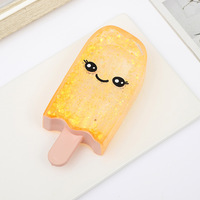 Nuevo Juguete Sensorial Antiestrés de Maltosa con Polvo Dorado, Serie Popsicle, de Rebote Lento y Realista, de Venta Caliente Transfronteriza