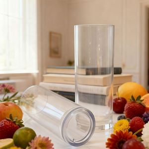 Gobelet Highball en plastique transparent incassable de 220 ml, personnalisable, le plus vendu, écologique, réutilisable et compatible lave-vaisselle pour boissons et vin - Product Image 4
