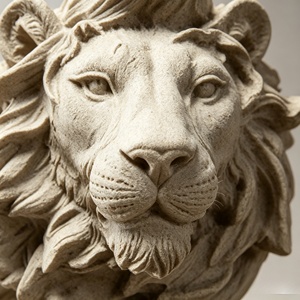 Sculpture de <span class=keywords><strong>lion</strong></span> BZY avec tailles personnalisables, disponible en versions grandes ou petites pour l'extérieur, parfaite pour la décoration intérieure, figurines en résine - Product Image 5