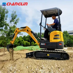 Garden Small Hydraulic Crawler Excavators 1ton 0.8ton 1.8ton 2ton Mini Excavator For Wholesale