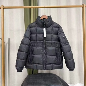 Veste d'hiver de luxe CP décontractée et élégante, coupe ajustée, 100 % duvet, à capuche et fermeture éclair, style vintage, pour homme, protection thermique extérieure - Product Image 3