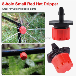 Sistema de <span class=keywords><strong>Riego</strong></span> por Goteo con Flujo Ajustable <span class=keywords><strong>para</strong></span> Árboles/Plantas de 1 Hectárea con Microaspersor Red Hat, Capacidad de 0-80L/120L - Product Image 4