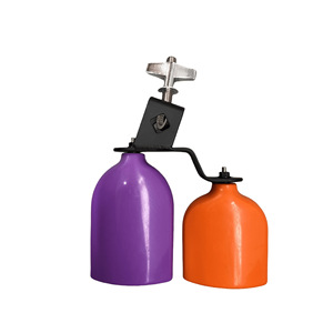 Campana di legno Bull Bell, Campana di plastica Bangzi, Campana a doppia testa bicolore, Campana a tono medio e basso, <span class=keywords><strong>Strumento</strong></span> a percussione - Product Image 3