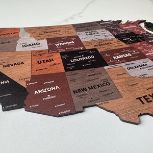 Gỗ bản đồ câu đố Hot Bán sản phẩm bằng gỗ bản đồ sử dụng rộng rãi cho trẻ em bằng gỗ bản đồ câu đố - Product Image 6