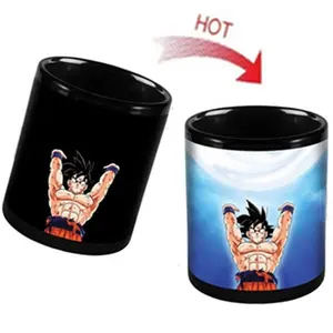 Nhà Sản Xuất Bán Buôn Nhiệt Phản Ứng Ma Thuật Mug Dragon Ball Z Thay Đổi Màu Sắc Cốc Ma Thuật Trà Gốm Cốc Cà Phê