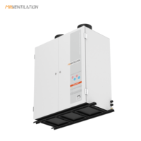 Système de ventilation et de déshumidification tout-en-un vertical en acier galvanisé à économie d'énergie pour chauffage et drainage forcé, à poser au sol