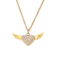 Collier de couple en acier inoxydable à la mode européenne et américaine