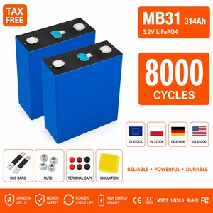 Batteries lithium-ion Polonie EU Stock Mimkhc MB31 314ah, batteries solaires prismatiques 3.2v 280ah LifePO4, batterie de stockage d'énergie domestique - Product Image 1