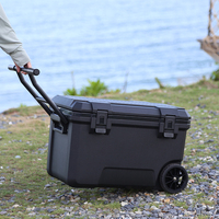 Glacière isolée dure haute performance glacières de capacité 50L avec roues