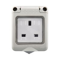 Prise murale étanche, interrupteur universel, multiprise commerciale 16A, vente chaude, Yaki, bonne qualité, blanc, CE 220V, cuivre PC, FS