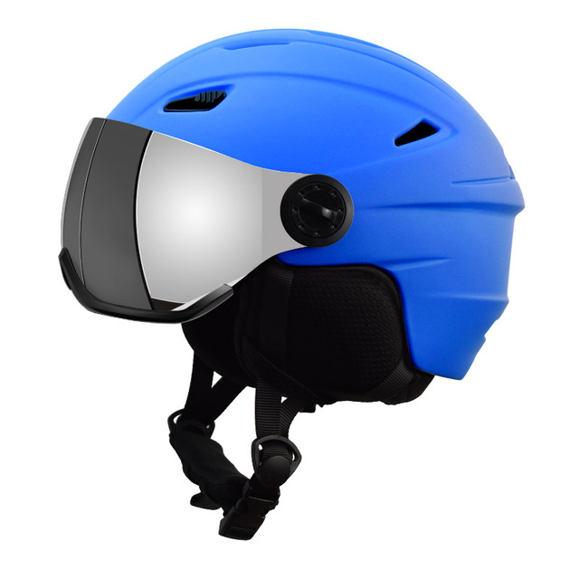 Integrated Ski & Snowboard Helmet with Removable Visor Goggles for Men and Women Winter Wear