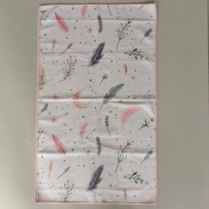 Vente Flash : Essuie-tout de cuisine Rouya A90 en polyester imprimé gaufré, hypoallergénique, couleur unie, design personnalisé, pour la vaisselle et les mains - Product Image 2