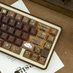 Keycaps pour clavier de programmeur, PBT + PC, 145 touches, profil Cherry/FOA pour commutateur MX GK64/84/87/96/104/108/980, clavier mécanique - Product Image 5
