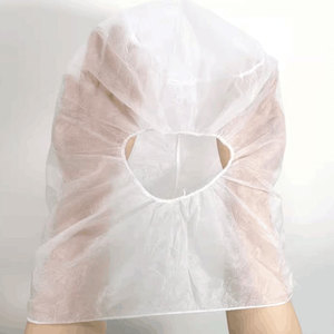 Casquette d'astronaute jetable bon marché Capuchon en polypropylène non tissé/cagoule pour atelier/laboratoire/traitement des aliments sans poussière - Product Image 5