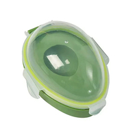 Avocat Boîte De Rangement Cuisine Alimentaire Gain De Place Conteneur Organisateur De Légumes Réutilisable En Plastique Fruits Légumes Conteneurs Verts