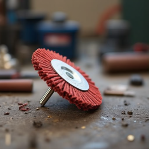 Disque abrasif en nylon avec tige de 6 mm pour meuleuse d'angle, polissage de l'acier inoxydable - Product Image 3