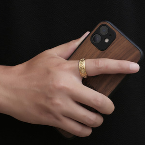 Nordic Style Viking Graphic <b>Titanium</b> Steel <b>Ring</b> Gold And Silver Color Men's Fashion Jewelry SA1134 - Product Image 5