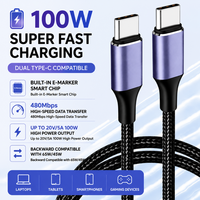 90 °   Cable de Datos Trenzado de Aleación de Aluminio de Doble Curvatura, Curvatura Simple de 90 Grados °   Cable de Datos EMK de 100W Compatible con Teléfono 18 para Juegos