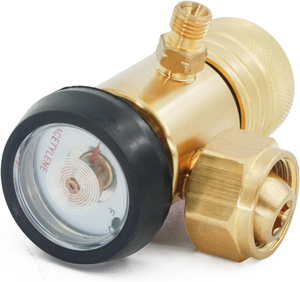 Régulateur d'acétylène d'air de réservoir CGA520 B AR-B en laiton de haute qualité supérieure - Product Image 1
