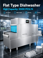 Service de conception de cuisine gratuit, plusieurs styles, lave-vaisselle commercial électrique automatique industriel autonome pour restaurant