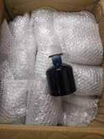 Flacon diffuseur vide en verre pour bâtonnets, 100ml 150ml 200ml, bouteille ronde ambrée pour arômes avec bouchon en bois, vente en gros personnalisée