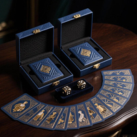 Jeux de cartes de jeu d'intérieur de luxe OEM ODM, cartes à jouer personnalisées avec boîte