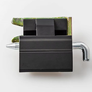 Điều khiển Bản lề ma sát ở bản lề 180 độ Kẽm hợp kim Bản lề Matte Đen Side góc che giấu bản lề - Product Image 3