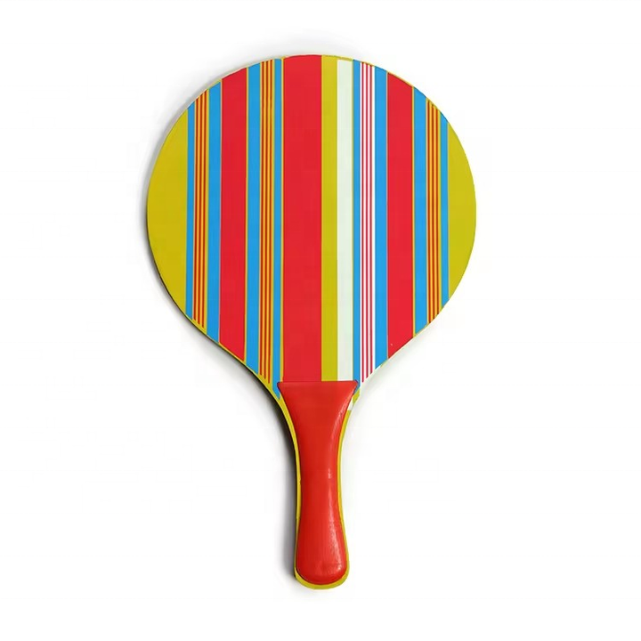 Balles De Plage Colorées 6 Pièces - Balles De Raquette Paddle PVC Résistantes Pour Jeux Extérieurs