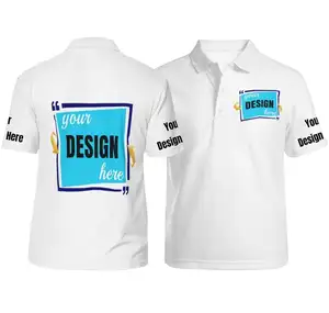 Unisex Werkkleding Maatwerk Heren Custom Golfshirt Custom Geborduurd Poloshirt Blanco Geweven Print Patroon Gebreide 1 Pc