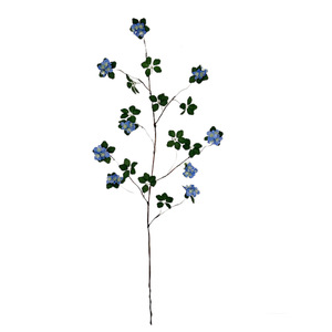 Fleur artificielle en soie Guanyin Lotus Vine 30cm-100cm Bleu Blanc Haute Simulation Décoration Maison Accessoires Mariage - Product Image 5