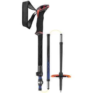 Bâtons <span class=keywords><strong>de</strong></span> <span class=keywords><strong>ski</strong></span> télescopiques réglables HONOR en <span class=keywords><strong>carbone</strong></span> ultra-léger, 110-130 cm, sangle <span class=keywords><strong>de</strong></span> poignet rembourrée réglable, poignée antidérapante, vitesse - Product Image 2