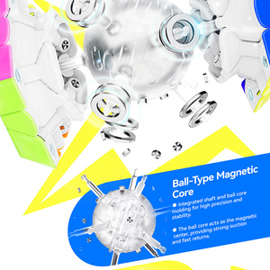 Gan 3x3x3 Megaminx V2 maglev UV tráng tốc độ Cube gancube 3*3 dodecahedron từ CUBO magico Câu Đố não trêu ghẹo đồ chơi cho bé - Product Image 5