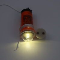 Niufurui Neues Design Signalwarnung Orange LED-Blinklicht Rettungsweste 8-Stunden-Stromversorgung für Notfälle Langlebig Tragbar Hochwertig