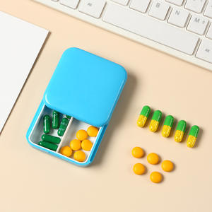 Kreative Tragbare Mini-Pillendose mit 2 Fächern, Schiebe-Reise-Pillenorganizer für Tägliche Medikation & Werbegeschenke - Product Image 4