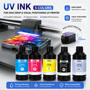 หมึกพิมพ์ UV LED แบบหยดสูง Goosam 1000 มล. สำหรับเครื่องพิมพ์ UV - Product Image 1