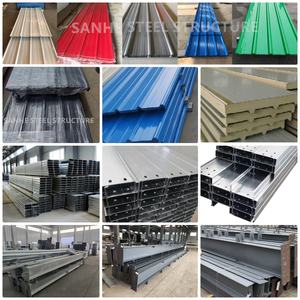 Grande salle <span class=keywords><strong>de</strong></span> sport préfabriquée en acier, poutres en acier en forme <span class=keywords><strong>de</strong></span> H, panneaux isolés pour stade <span class=keywords><strong>de</strong></span> football et <span class=keywords><strong>de</strong></span> basketball en plein air, ISO9001 - Product Image 2