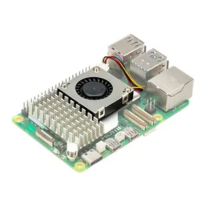 Raspberry Pi 5 Official Original Active Cooler PWM 5V Speed Cooling Fan 8000 RPM Aluminum Heat Sink with 4-pin JST Connector