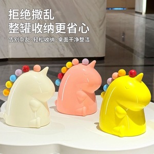 Unicorn Dessert Fork Holder Plastic Colorful Design For <b>Kids</b> And Adults Sweet Serving <b>Set</b> - Product Image 4