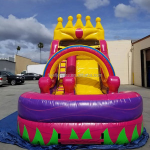 Tobogán Acuático Inflable de 19 pies, Mundo Submarino <span class=keywords><strong>Rosa</strong></span> y Morado, para Niños - Product Image 3