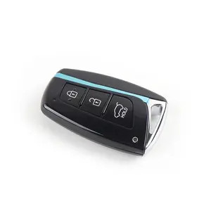 Venta directa de fábrica, carcasa de llave de coche de 3 botones, control remoto plegable de alta sensibilidad para coches Hyundai Sunda