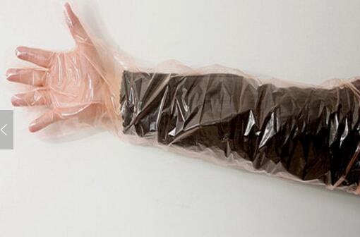 disposable polyethylene long glove making machine
