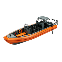 Bateau rapide en aluminium personnalisé de 11 mètres avec flottabilité en mousse de sécurité pour la surveillance et le sauvetage en eau douce et salée