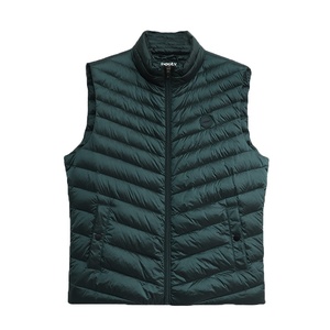 Gilet chaud <span class=keywords><strong>sans</strong></span> manches pour hommes, personnalisé, léger, à bulles, blouson d'hiver bouffant en duvet de canard, grande taille - Product Image 1